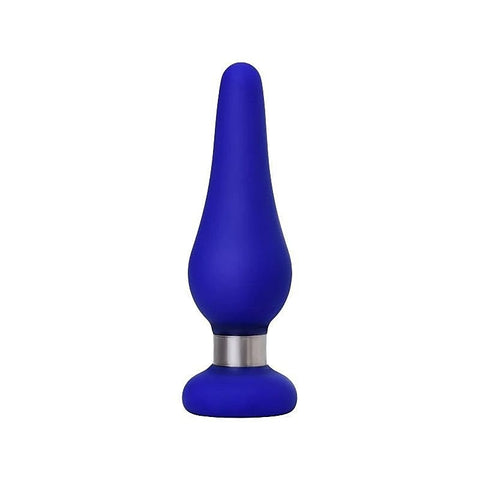 Premium Silicone Anal Plug Classic Blue By Todo - Butt Plugs
