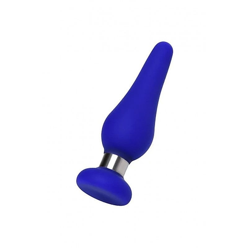 Premium Silicone Anal Plug Classic Blue By Todo - Butt Plugs