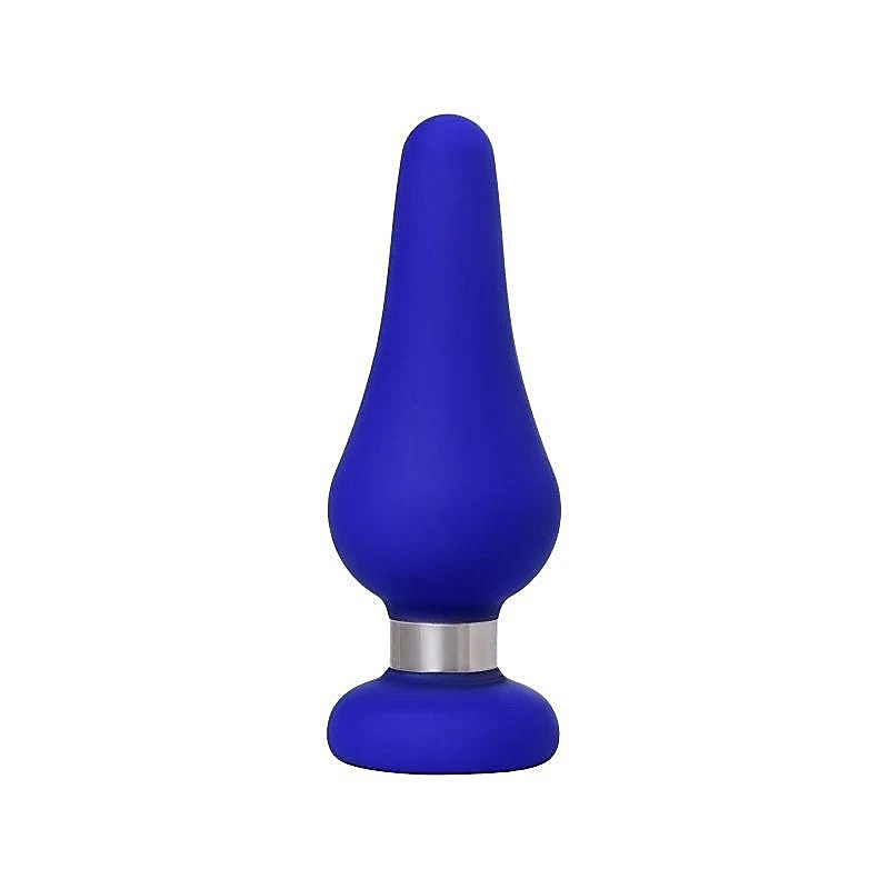 Premium Silicone Anal Plug Classic Blue By Todo - Butt Plugs