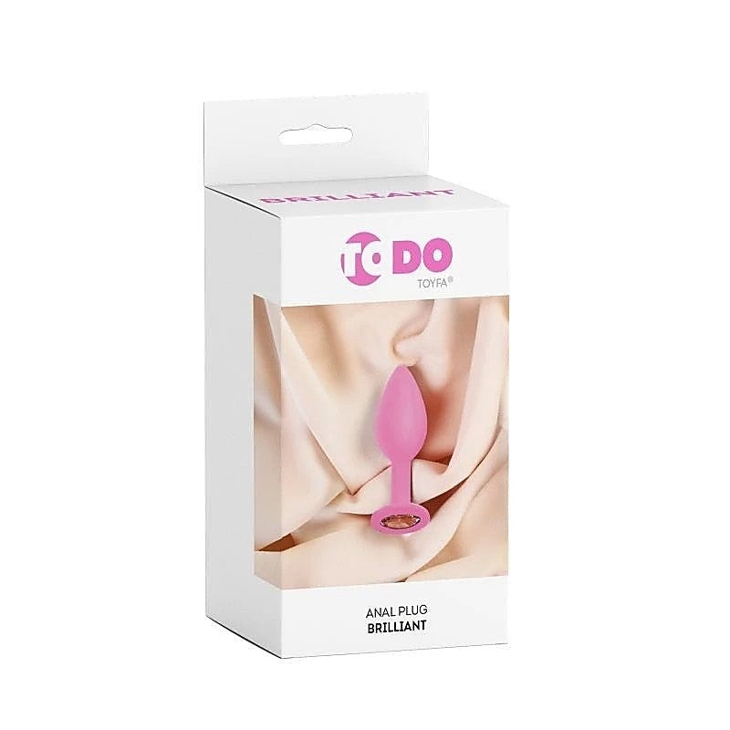 Brilliant 7 Cm Silicone Butt Plug By Todo - Butt Plugs