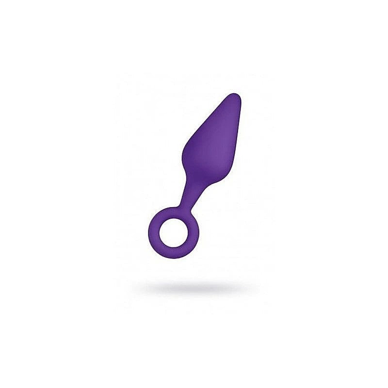 Bung Silicone Anal Plug Small Purple By Todo - Butt Plugs