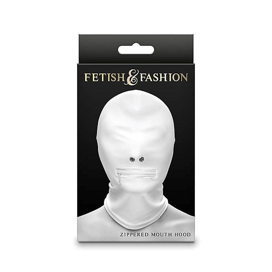Fetish & Fashion - Zippered Mouth Hood - Bondage Hoods