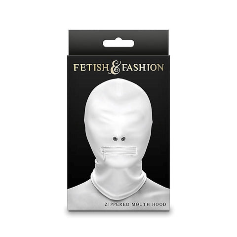 Fetish & Fashion - Zippered Mouth Hood - Bondage Hoods