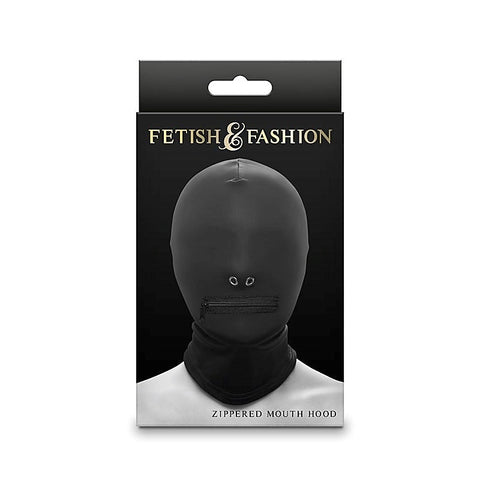 Fetish & Fashion - Zippered Mouth Hood - Bondage Hoods