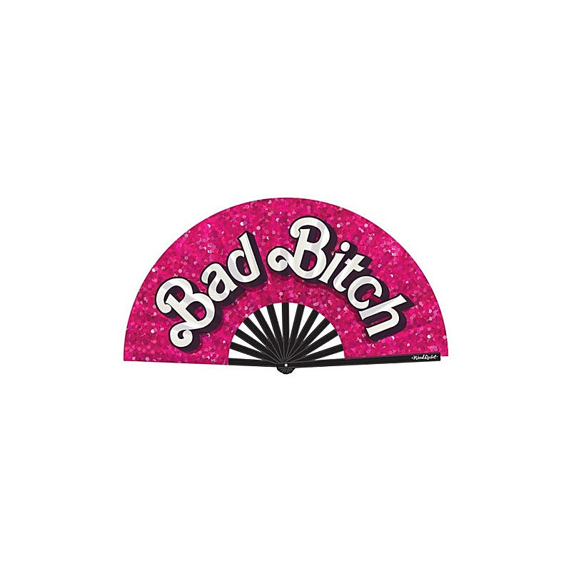 Bad Bitch Barbie Inspired Hand Folding Fan By Wood Rocket - Party Gifts and Novelties