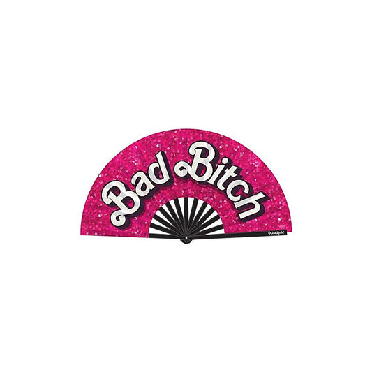 Bad Bitch Barbie Inspired Hand Folding Fan By Wood Rocket - Party Gifts and Novelties