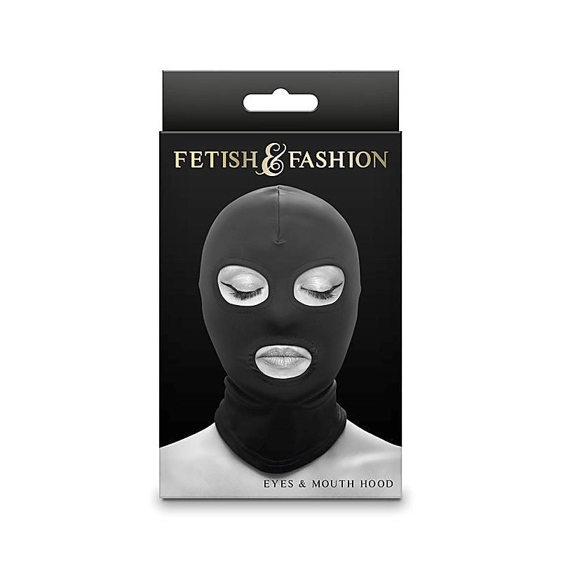 Fetish & Fashion - Eyes & Mouth Hood - Bondage Hoods