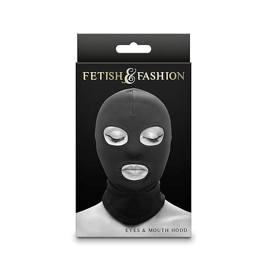 Fetish & Fashion - Eyes & Mouth Hood - Bondage Hoods