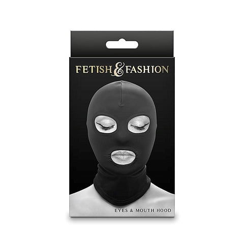 Fetish & Fashion - Eyes & Mouth Hood - Bondage Hoods