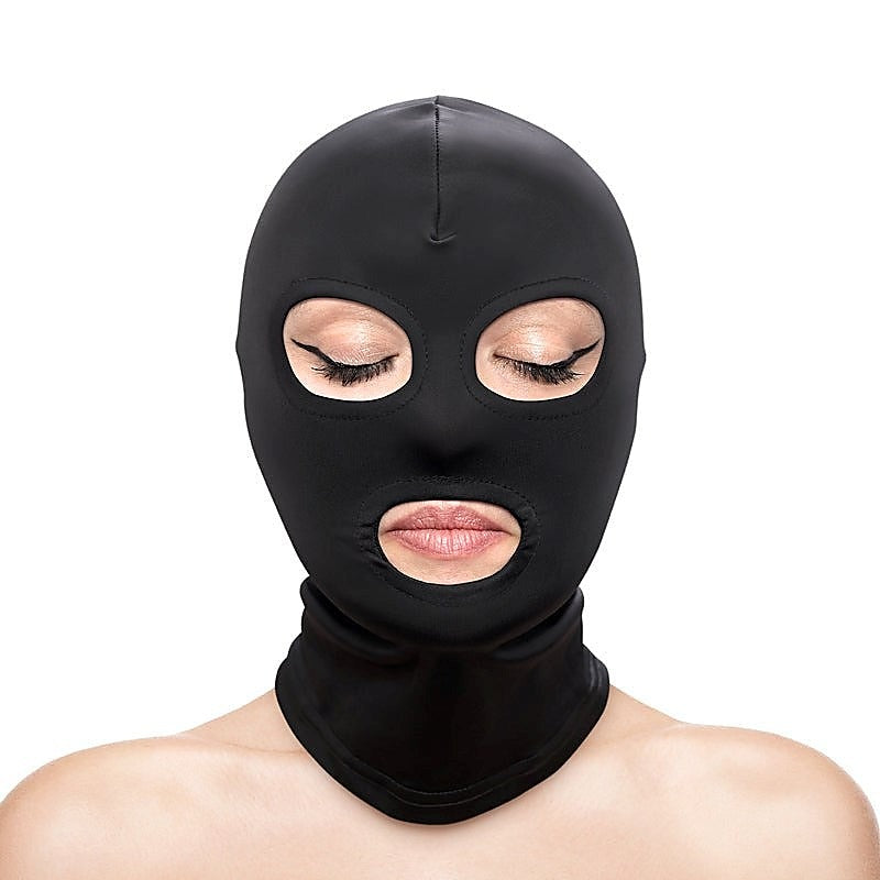 Fetish & Fashion - Eyes & Mouth Hood - Bondage Hoods