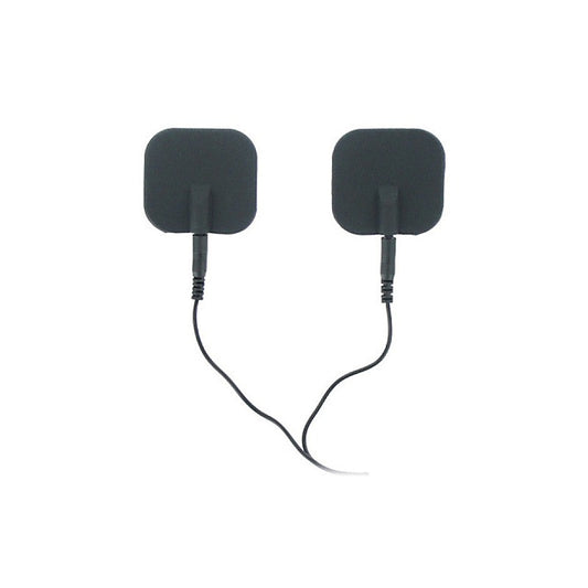 Zeus Deluxe Black Electro Pads 2 Pack - Electro Sex