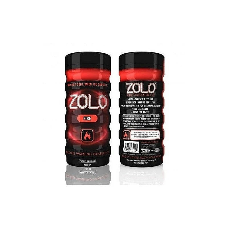 Zolo Fire Ultra Warming Sensations Male Masturbator Cup - Masturbators and Strokers