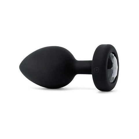Vibrating Jewel Butt Plug Xxl Black By B-Vibe - Butt Plugs