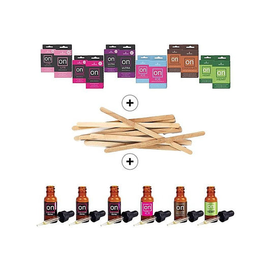 Sensuva On Arousal Oil 12 Piece Assorted Massage Oils Refill Kit