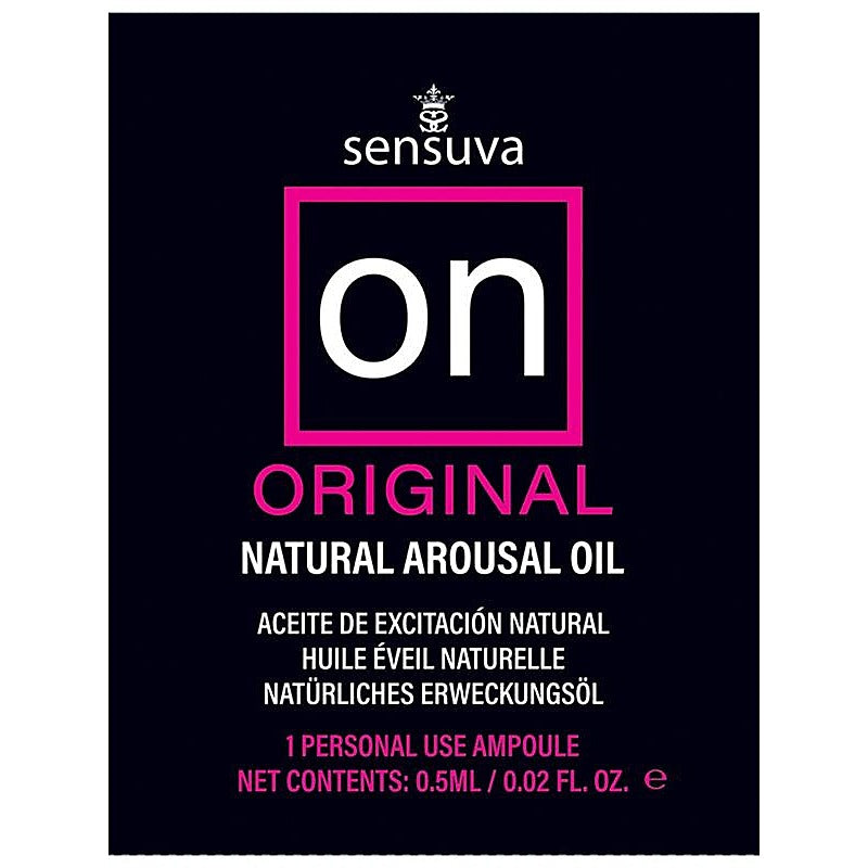 Original Arousal Oil Ampoule By Sensuva By Sensuva On - Massage Oils and Lubricants