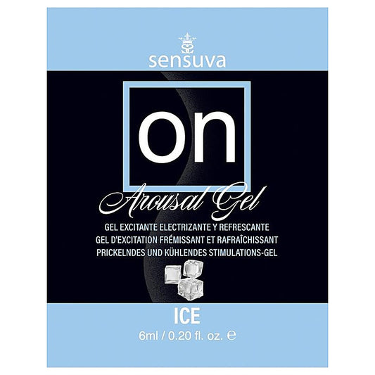 Sensuva On Ice Arousal Adult Gel 6ml Single Use Packet