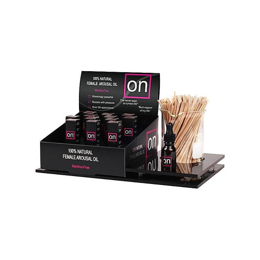 Sensuva On Original Arousal Oil 5ml Small Box 12 Piece Tester Display