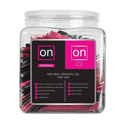 Sensuva On Arousal Oil Original & ICE Single Use Ampoule Tub 75 Piece