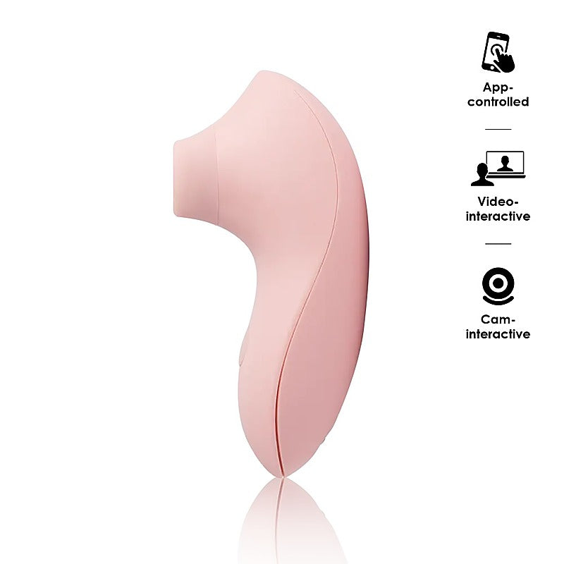Svakom Pulse Lite Neo Pale Rosette Clitoral Stimulator - Clit Ticklers and Pulsators