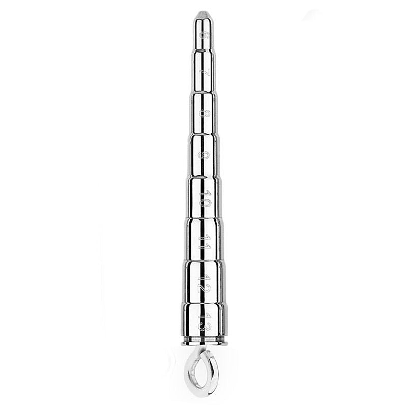 Male Urethral Bougie Measuring Device With Ring By Bdstyle - Urethral Sounds