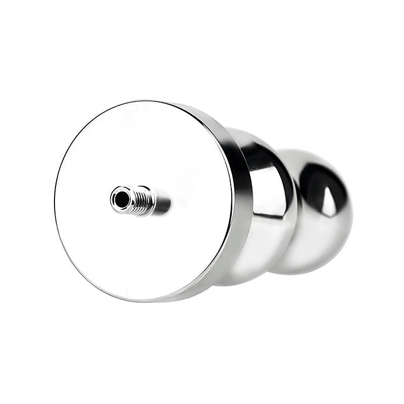 Stainless Steel Male Chastity Cage With Enema Butt Plug - Male Chastity