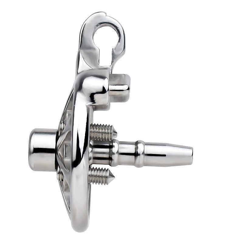 BDStyle Spike Mens Chastity Cage With Metal Urethral Catheter - Male Chastity