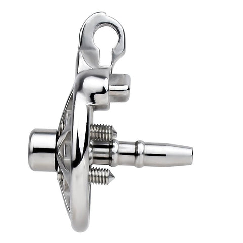 BDStyle Spike Mens Chastity Cage With Metal Urethral Catheter - Male Chastity