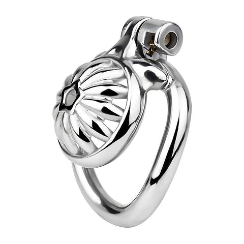 BDStyle Sunflower Shape Steel Male Chastity Cage