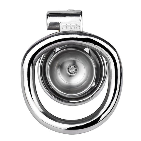 BDStyle M Flat Metal Male Chastity Device Inverted