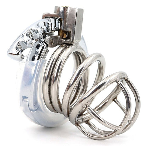 Tiny Gear Ring Mens Chastity Cage By Bdstyle - Male Chastity
