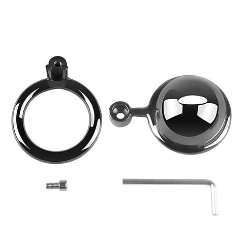 Cb Chastity Lock Cock Cage Black By Bdstyle - Male Chastity