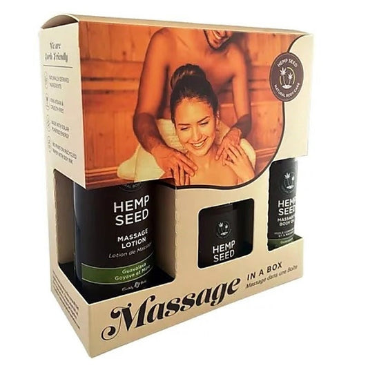 Hemp Seed Massage In A Box Guavalava Scented Massage Gift Set - Sex Pheromones and Perfumes