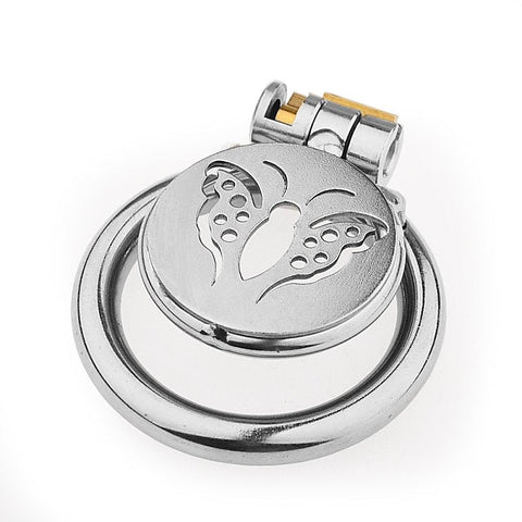 BDStyle Butterfly Flat Metal Male Chastity Cage