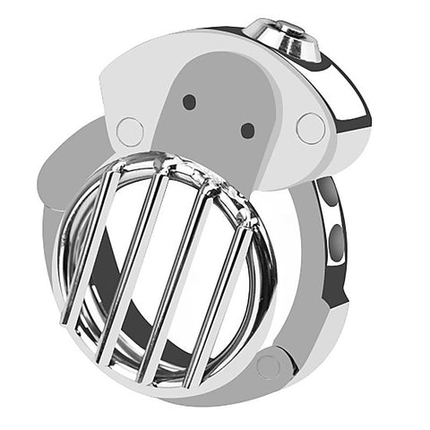 BDStyle Plate Cage Male Chastity Device With Adjustable Ring