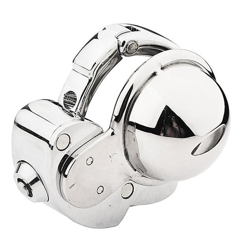 Cb Mens Chastity Lock Cock Cage With Adjustable Ring - Male Chastity