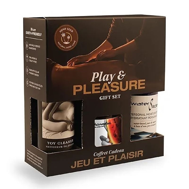 Hemp Seed Play & Pleasure Gift Set By Earthly Body - Sex Pheromones and Perfumes