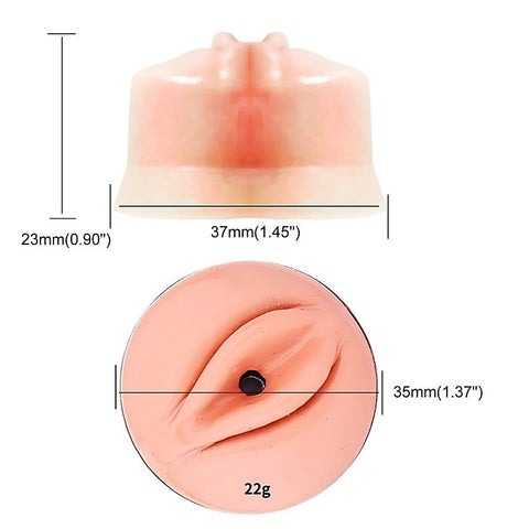 BDStyle Fake Silicone Stainless Steel Male Chastity Cage With Bent Ring