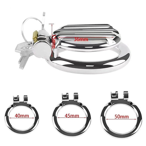 BDStyle Plate Cage Male Chastity Device Small
