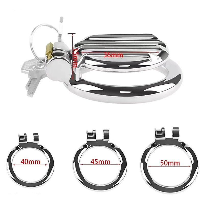 BDStyle Plate Cage Mens Chastity Device Medium - Male Chastity