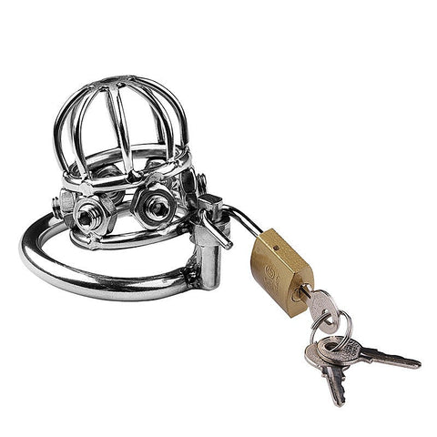 Spike Alloy Male Chastity Cock Cage By Bdstyle - Male Chastity