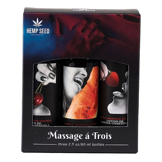 Hemp Seed Edible Massage A Trois - Sex Pheromones and Perfumes
