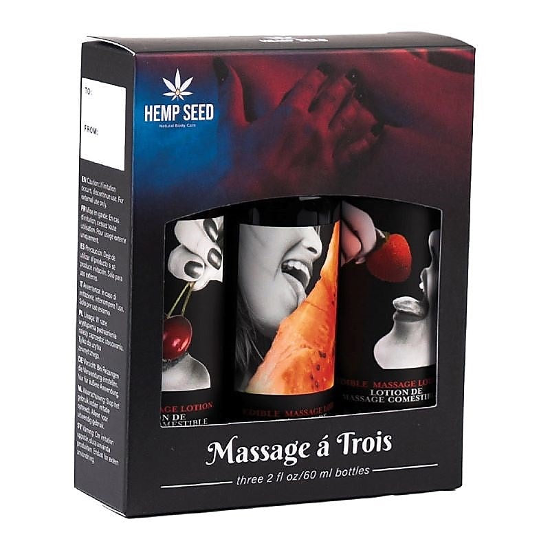 Hemp Seed Edible Massage A Trois By Earthly Body - Sex Pheromones and Perfumes