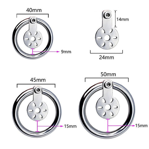 BDStyle Hex Screw Pad Mens Cock Lock Cage