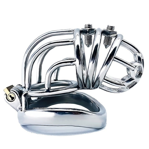 BDStyle Rivet Screw Bent Male Cock Cage