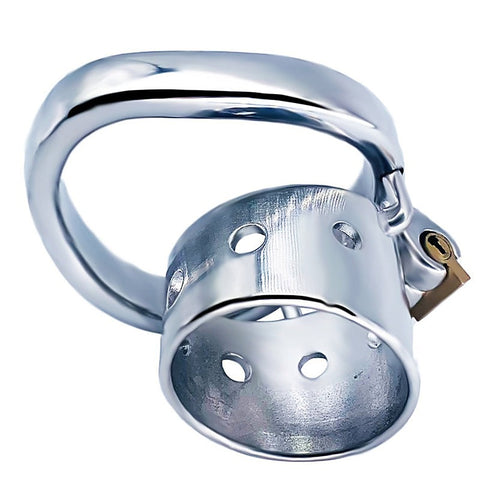 BDStyle Bent Ring Cylindrical Short Male Chastity Lock