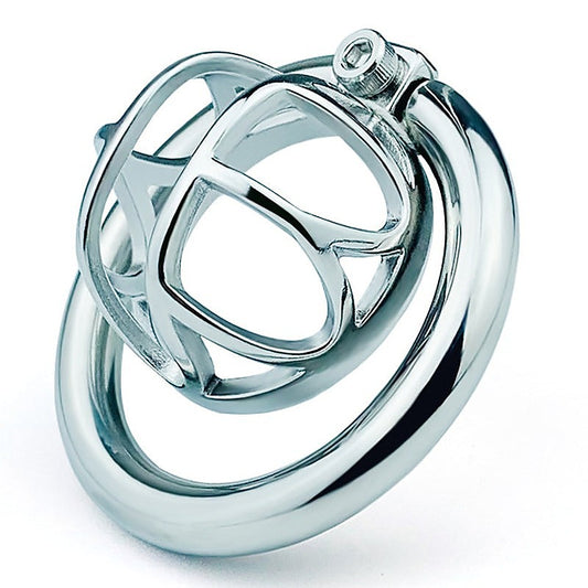 BDStyle Hex Screw Steel Mens Cock Cage - Male Chastity