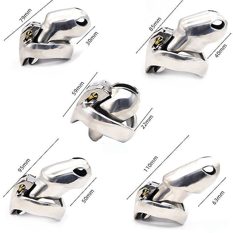BDStyle Stainless Male Metal Chastity Cage HTV3 Large