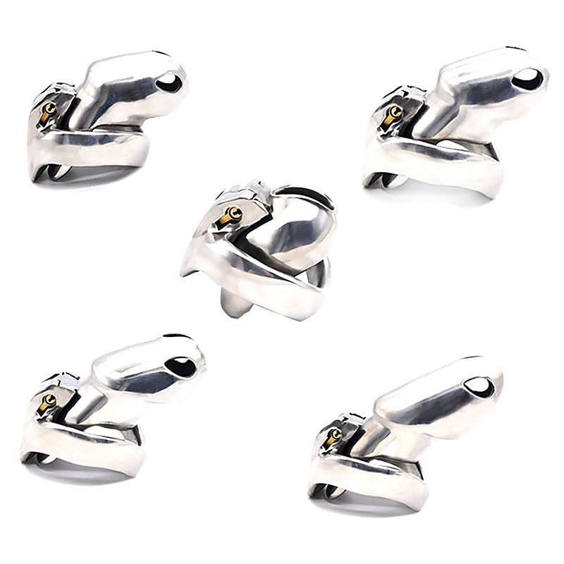 Stainless Male Metal Chastity Cock Cage Htv3 Xl By Bdstyle - Male Chastity