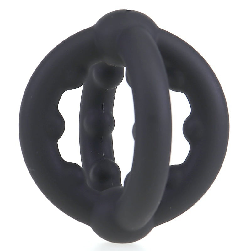 Cross Sex Delay Stretchy Silicone Cock Ring by BDStyle - Stretchy Cock Rings