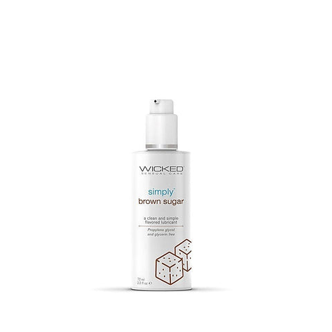 Wicked Simply Aqua Brown Sugar By Wicked Sensual Care - Water Based Lubes
